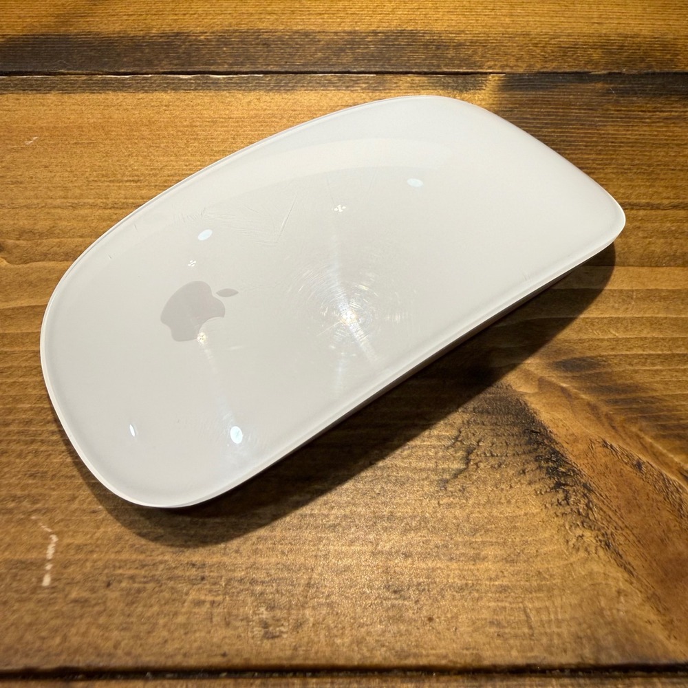Apple Magic Mouse 2 Wireless Bluetooth Mouse A1657 Silver with Lightning Cable